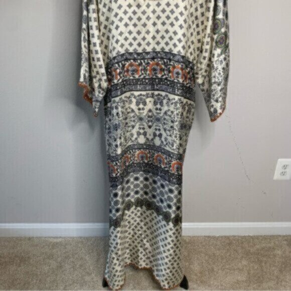 NWT Johnny Was Corey Twill Silk Dress - Picture 8 of 12